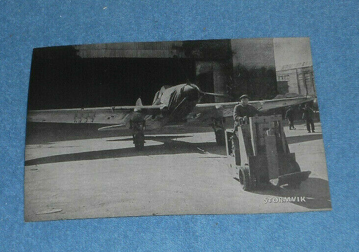 Vintage Photo Print Ilyushin Il-2 Shturmovik Wwii Soviet Aircraft On Ground