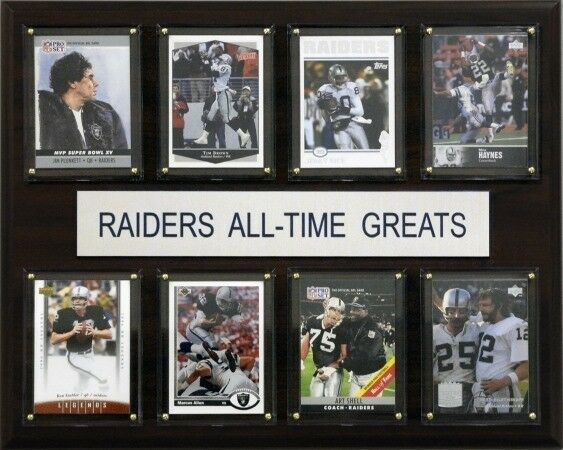 C & I Collectables 1215atgraid Nfl Oakland Raiders All-time Greats Plaque