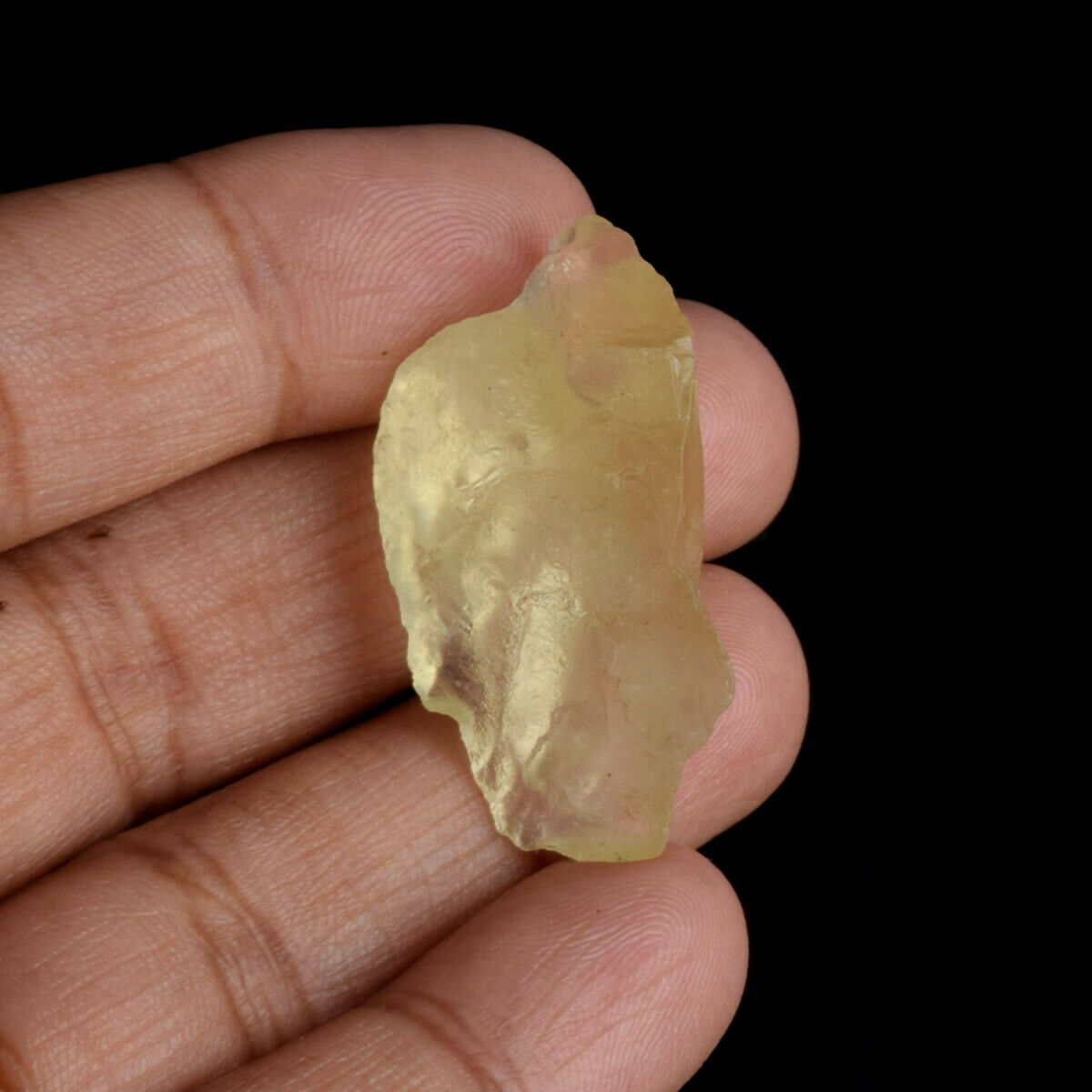 32.00 Ct. Natural Yellow Lemon Topaz Crystal Raw Rough Loose Gemstone V-1667