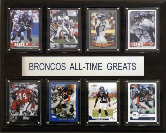 C & I Collectables 1215atgbron Nfl Denver Broncos All-time Greats Plaque