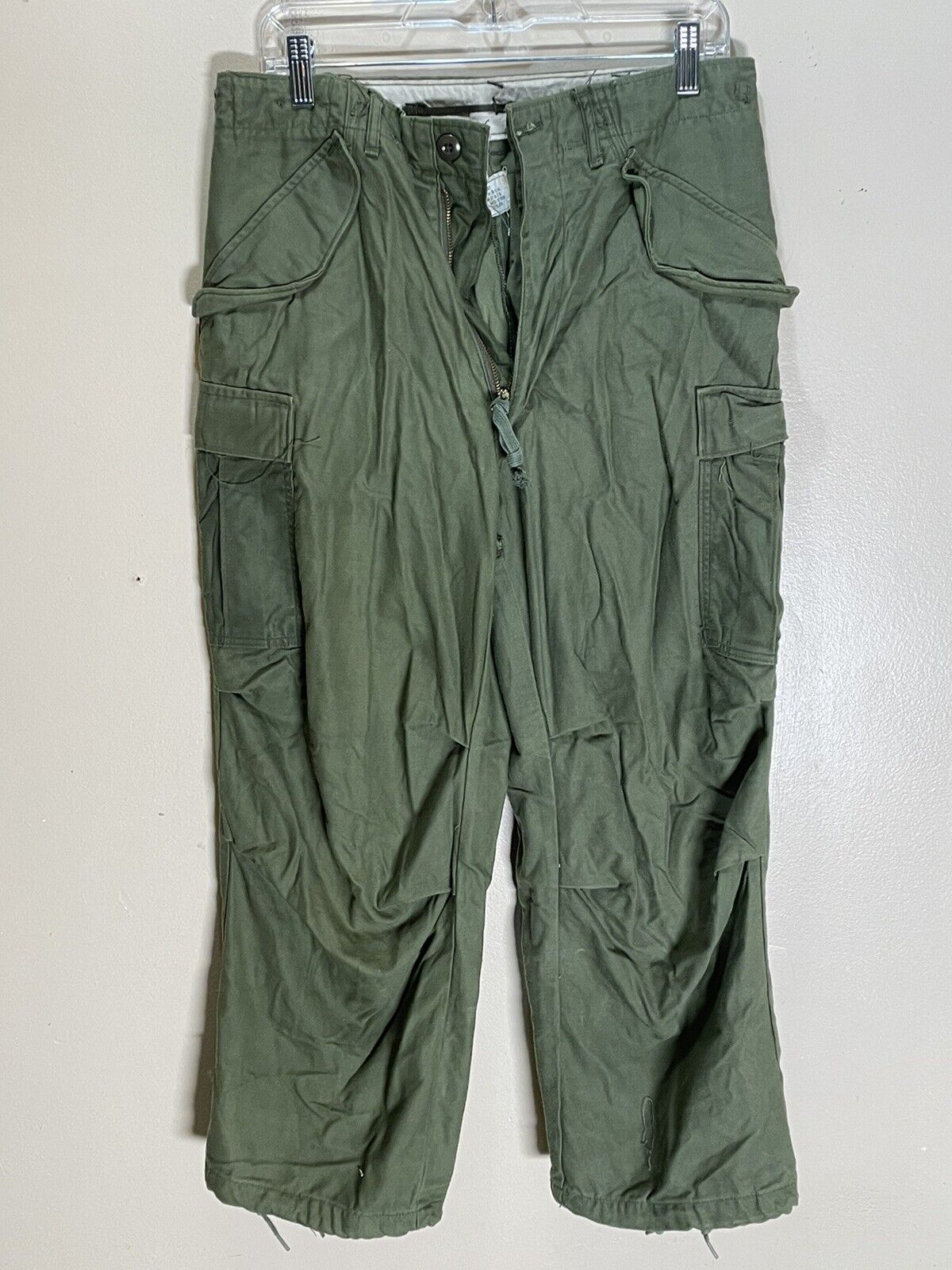Original 1974 Dated Sateen Og-107 Field Trousers Pants Size Small Short H