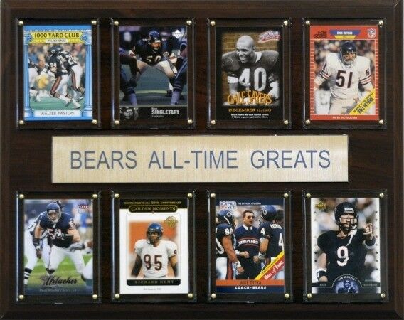 C & I Collectables 1215atgbear Nfl Chicago Bears All-time Greats Plaque