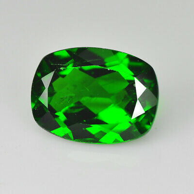 1.39 Cts Natural Gemstone Green Chrome Diopside | Cushion Shape | Natural