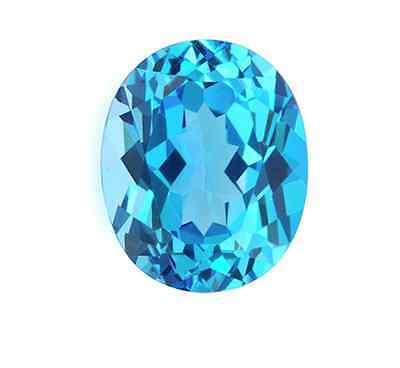 Natural Bright Blue Swiss Blue Topaz Aaa Oval Faceted Loose Stones (4x3-18x13mm)
