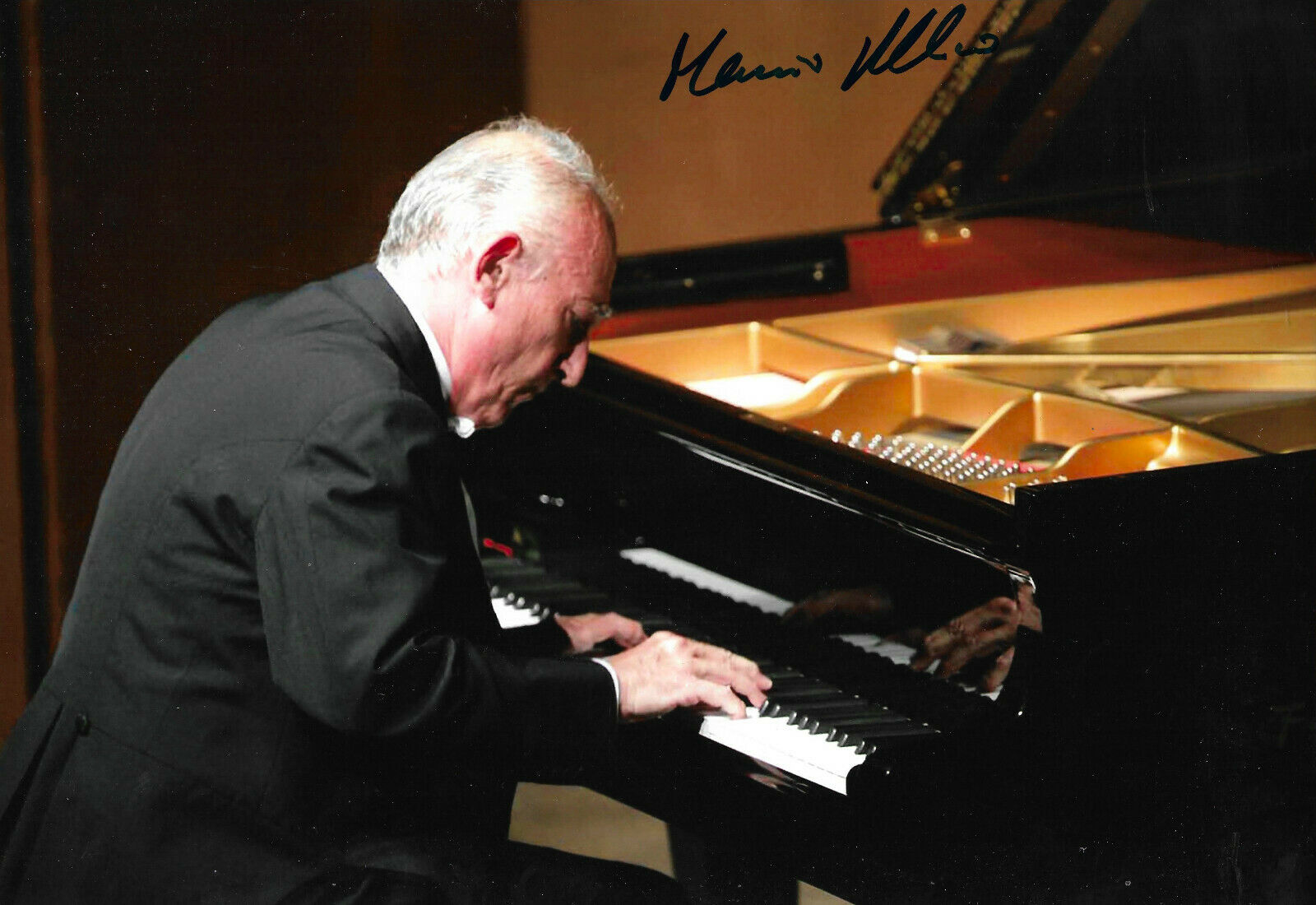 Maurizio Pollini Pianist Signed 8x12 Inch Photo Autograph