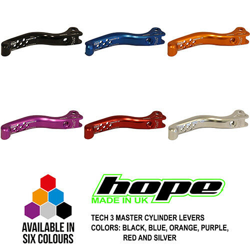 Hope 2014 Tech 3 Master Cylinder Brake Lever Blade - All Colors - Brand New