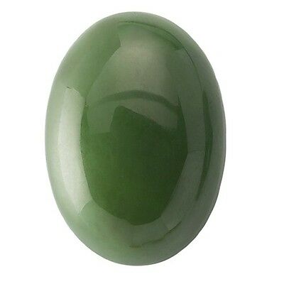 Masterpiece Collection: Genuine Jade Nephrite Oval Cabochon (6x4-18x13mm)