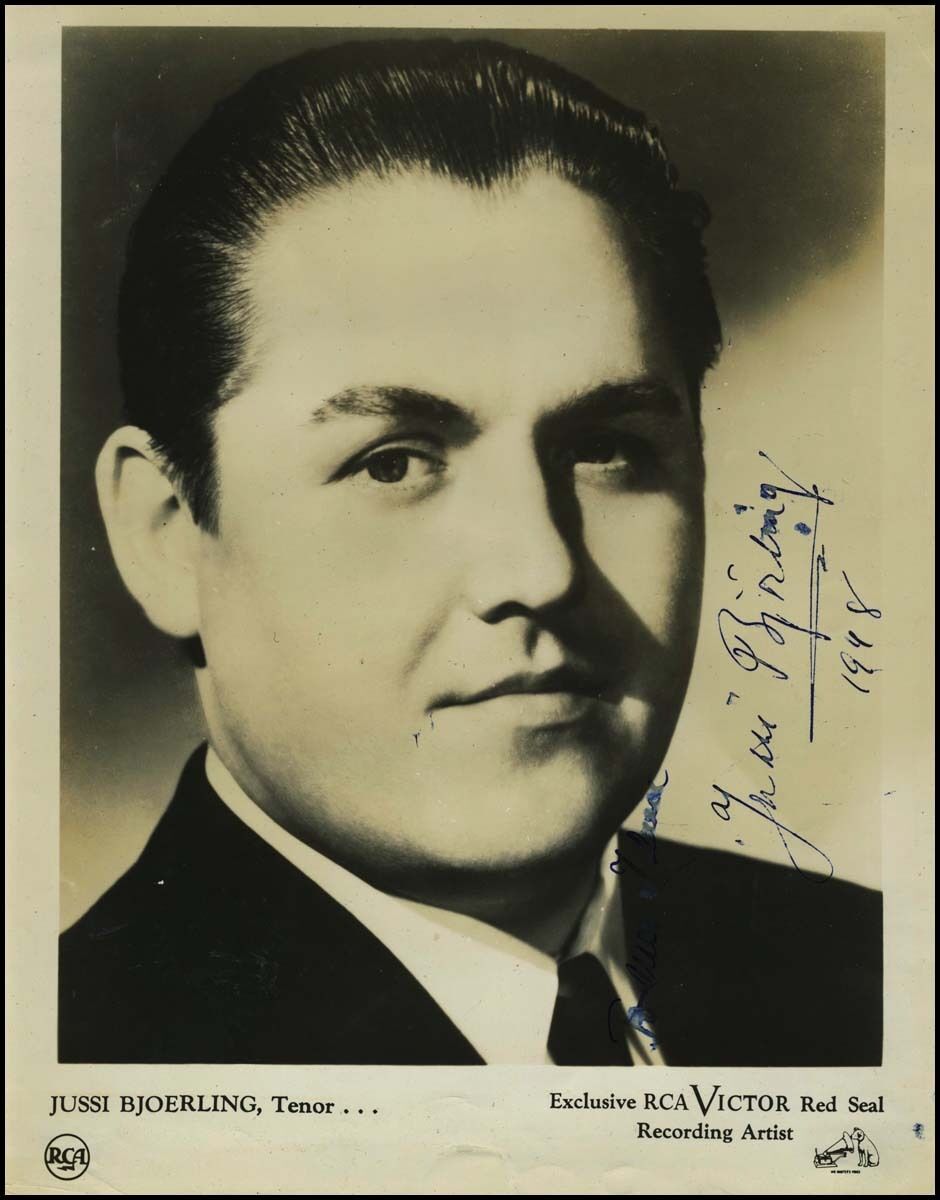 Jussi BjÖrling (opera): Signed Photograph