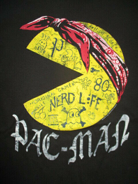 Original Gamer Tupac Shakur 2pac "pac-man" (med) T-shirt W/ Tags Nerd Life