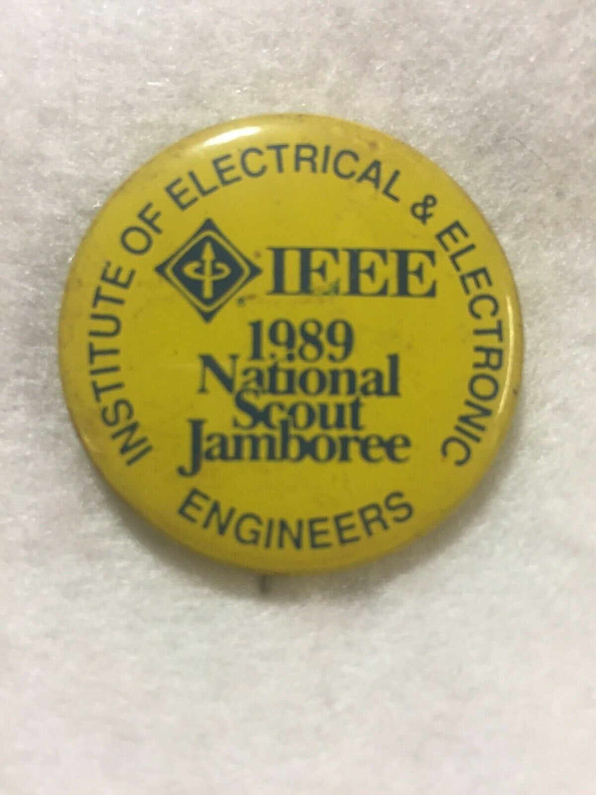 (46ae) Boy Scouts -  1989 National Jamboree - Ieee Pin Back