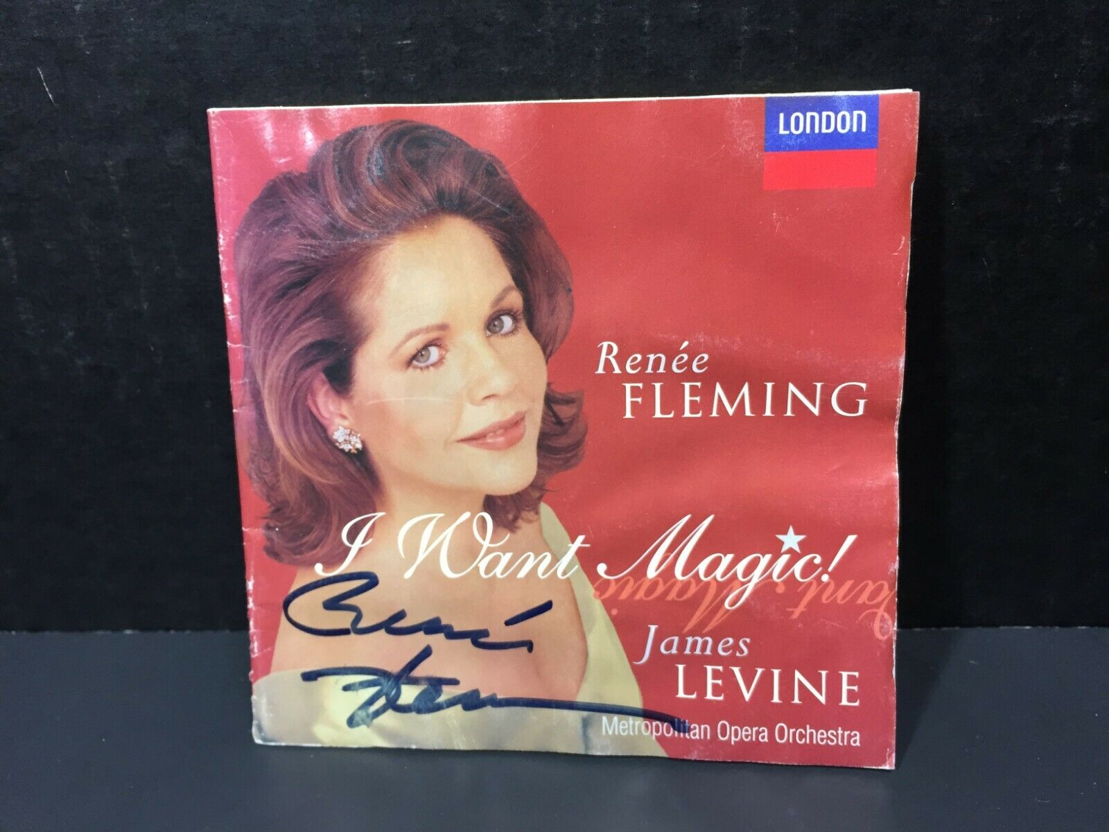 Renee Fleming Opera Singer Signed Cd Sleeve Cover Only W/ Wear