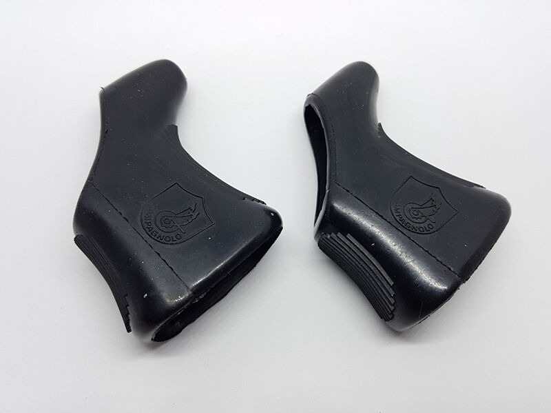 Pair Of Campagnolo Brake Lever Hood, Nuovo Super Record Black Free Shipping