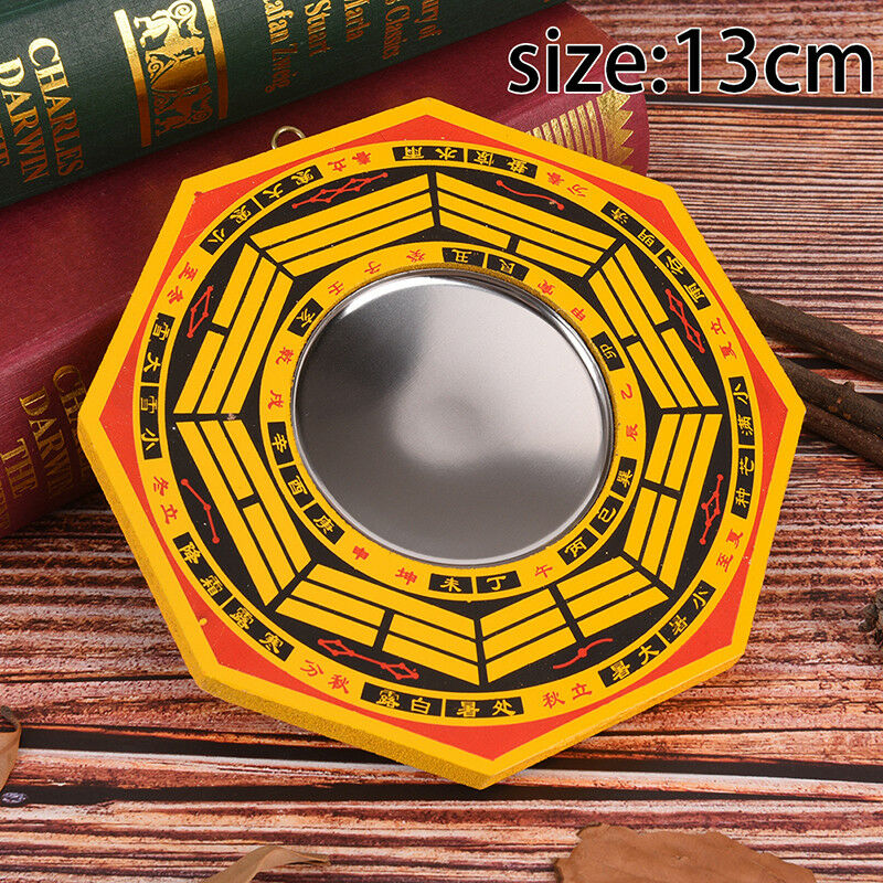5" Inch Chinese Dent Convex Bagua Mirror Blessing House Protection Feng Shu Bi