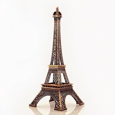 Bronze Eiffel Tower Paris France Display Centerpiece, 6", 10", 15", 20", 24"
