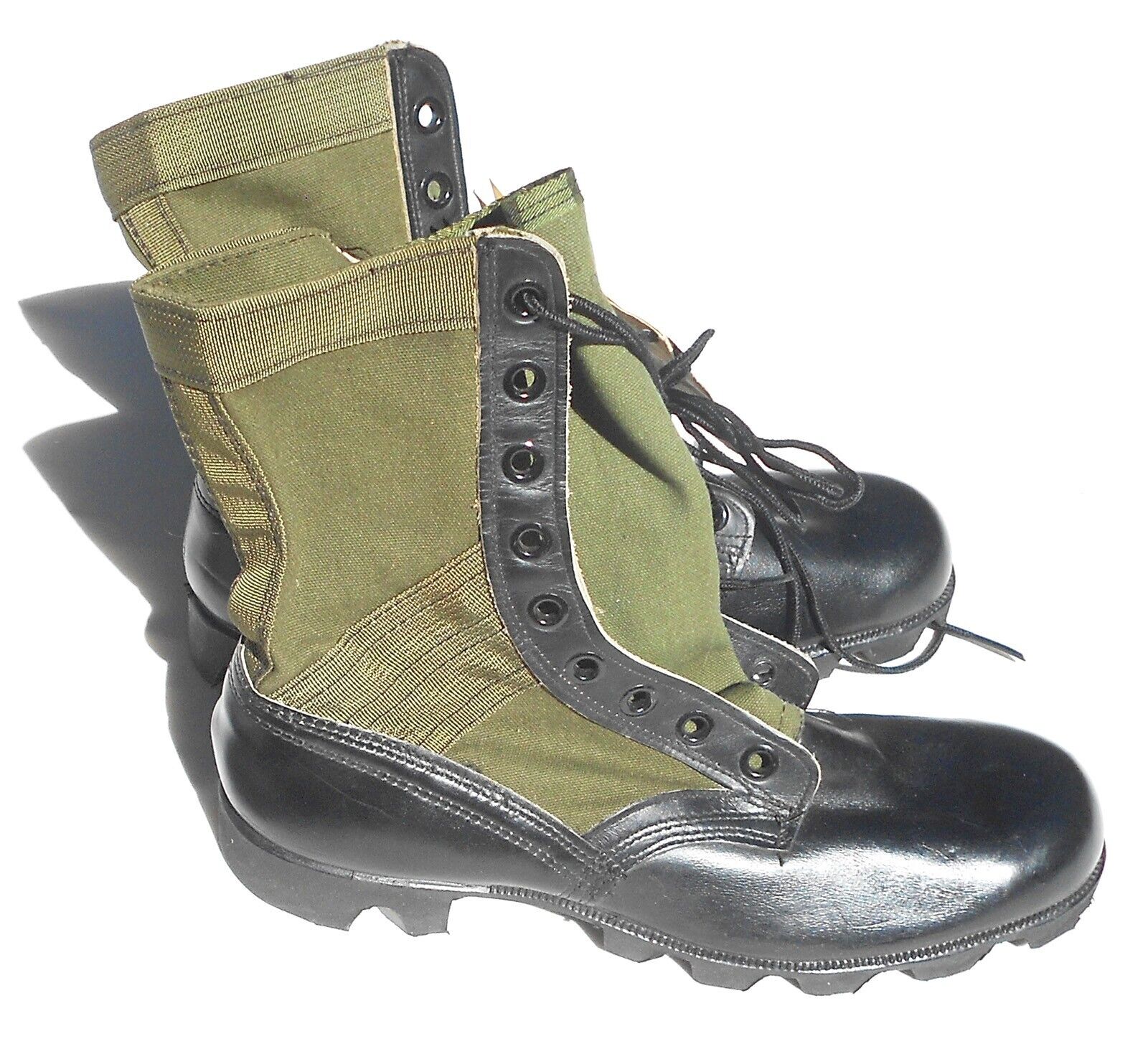 Mint Orig 1968 Vietnam  Us Army / Usmc Jungle Boots W/tag & Insoles Size 9n