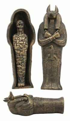 Ancient Egyptian Artifact God Of Underworld Anubis Sarcophagus Coffin Figurine