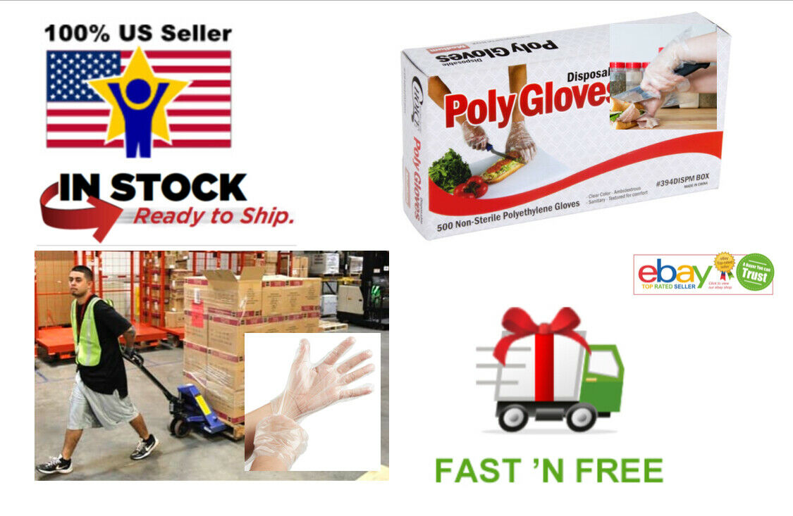 5000 Disposable Gloves Sanitary Work Environment Food Serving Gloves (select)