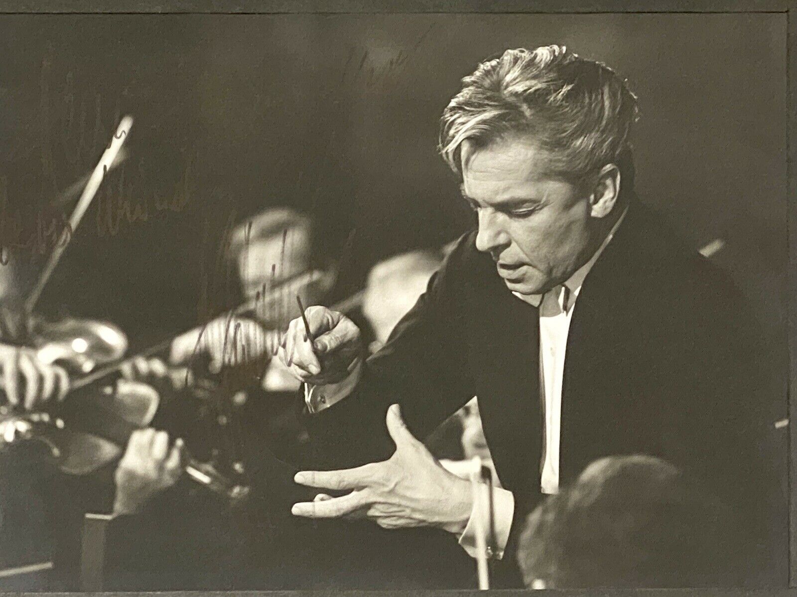 Herbert Von Karajan Signed & Inscribed Lauterwasser Photo