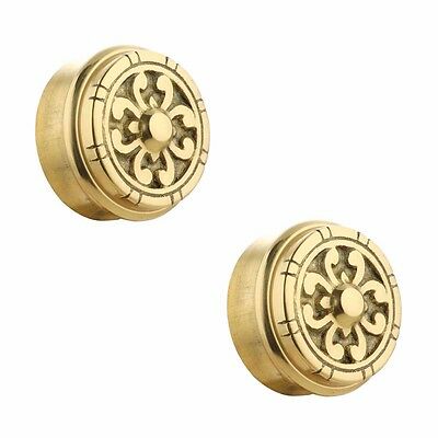 2 Fits 2 Inch Polished Solid Brass Fits 2 In. Rsf Brass Decorative End P