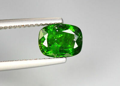 1.34 Cts_glittering Top Luster_100 % Natural Vivid Green Chrome Diopside_russia