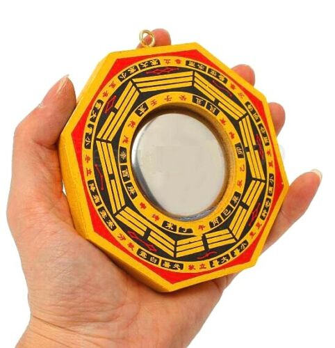 Chinese Feng Shui Dent Concave Bagua Mirror Lucky Blessing House Protection
