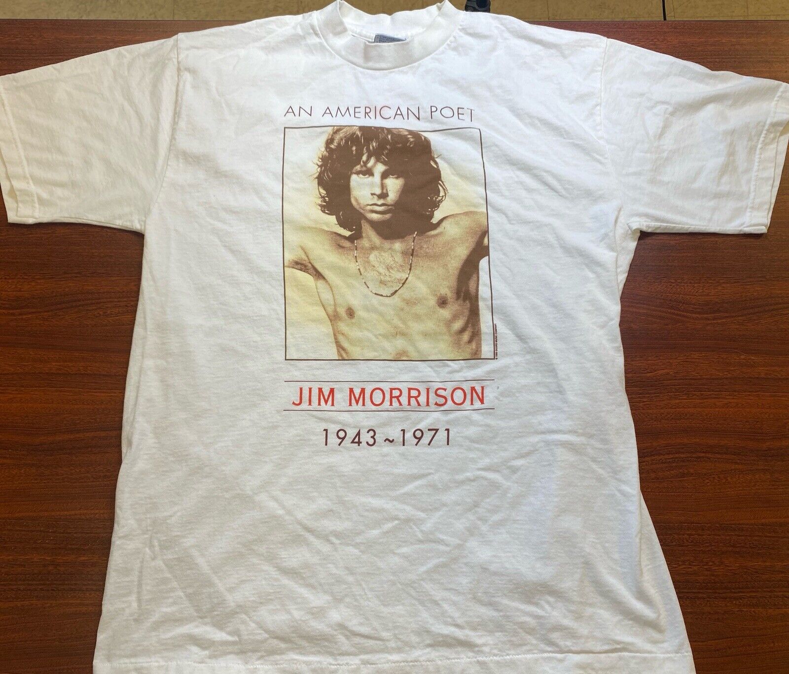Vtg The Doors Jim Morrison An American Poet Sz Xl Made In Usa