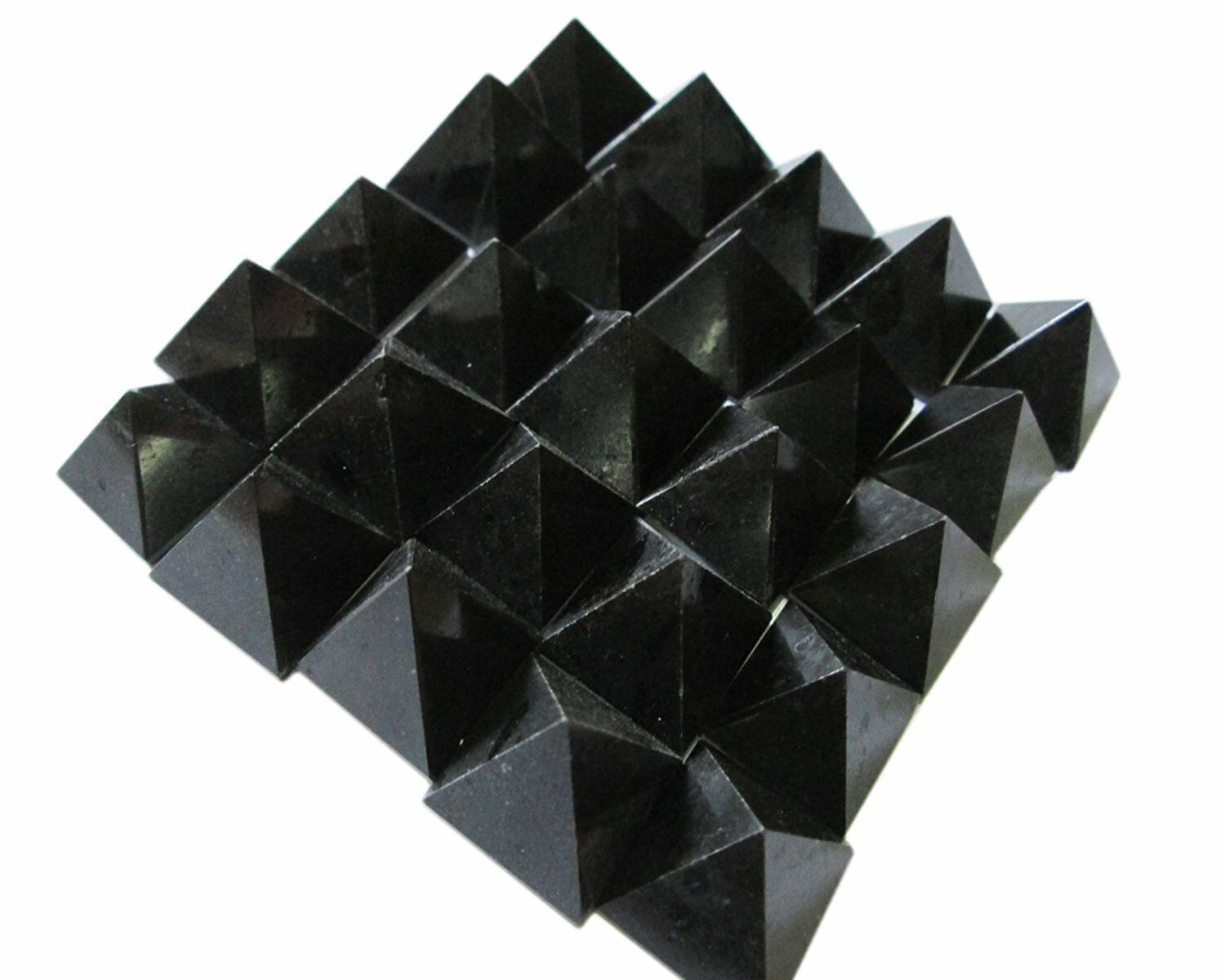 Lot Of 50 Black Tourmaline Pyramids Feng Shui Bagua Reiki Gift Crystal