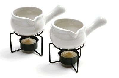 Norpro Ceramic Butter Warmers Set Of 2 - Holds 3oz Of Melted Butter