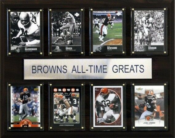 C & I Collectables 1215atgbro Nfl Cleveland Browns All-time Greats Plaque