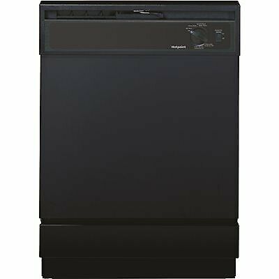 Hotpoint Front Control Dishwasher In Black, 64 Dba