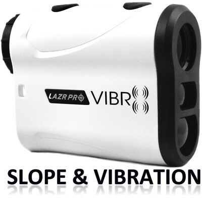 Lazrpro Golf Laser Range Finder W/ Flag-lock, Slope And Vibration (white) 700 Yd