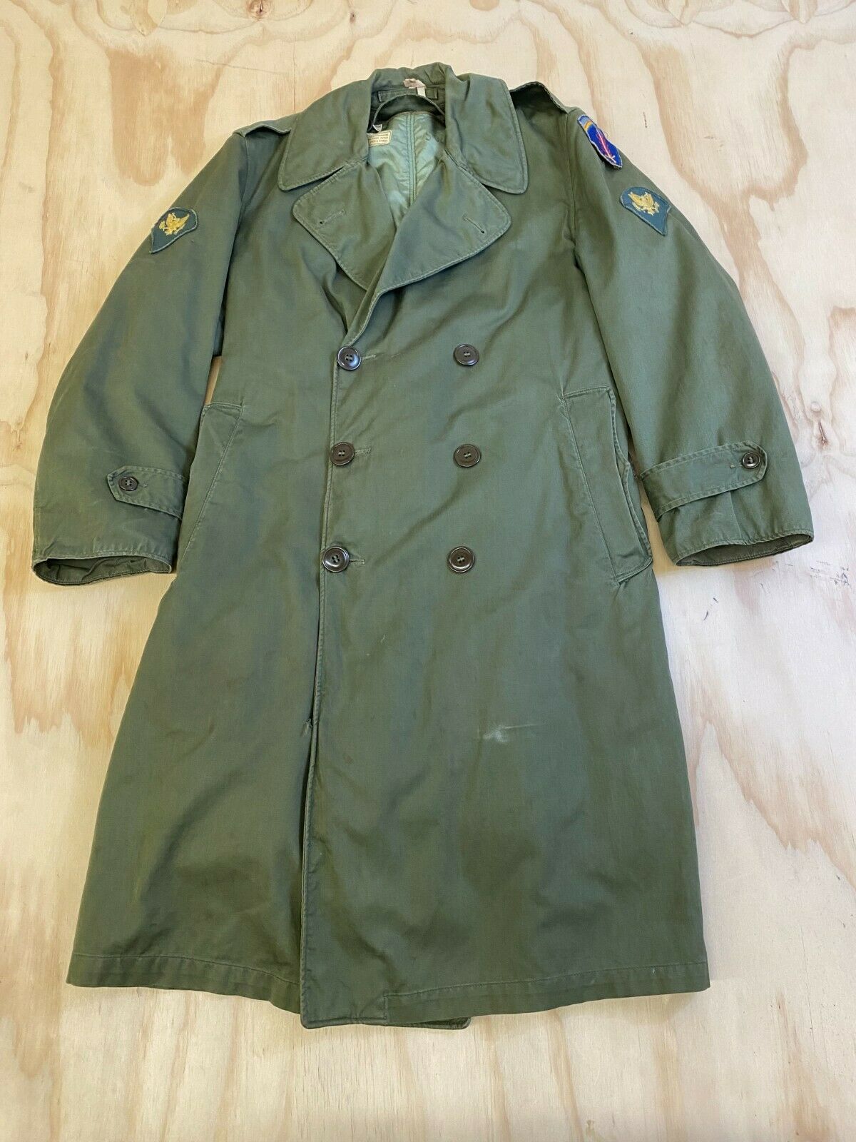 Vtg Us Military Men Size Small Short Olive Green Fish Tale Parka Jacket W/ Liner