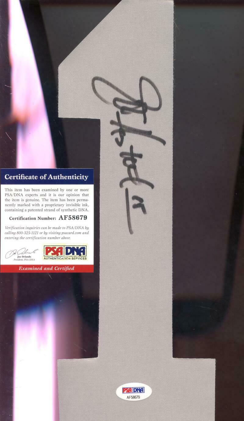 Jeff Hostetler Raiders Giants Jersey Number 1 15 Signed Autograph Auto Psa/dna