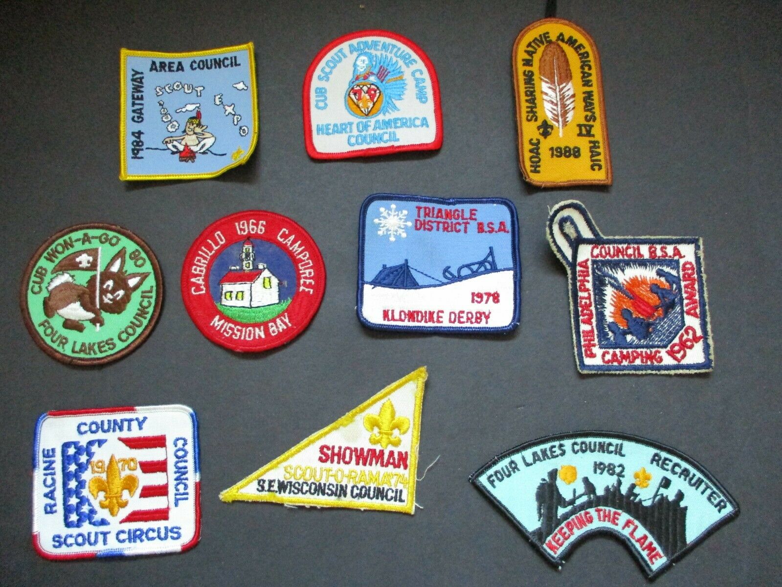 Lot Of 10 Boy Scout Patches #13
