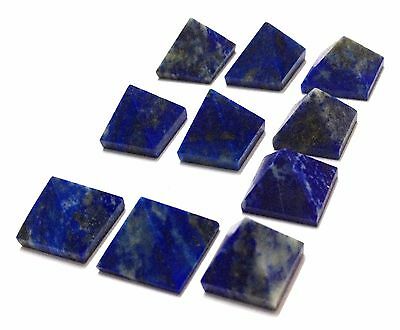 Set Of Nine Lapis Lazuli Pyramids Men Women Feng Shui Crystal Gift Reiki Baguas