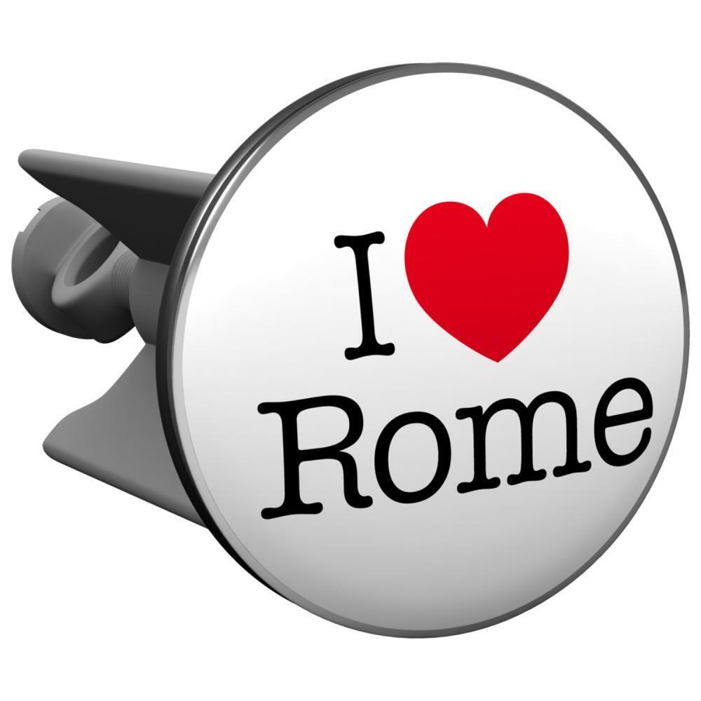 Plopp Sink Plug I Love Rome, Plug, For Wash Basin, Drainage